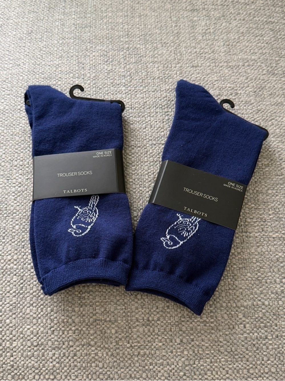 Talbots Trouser Bird Socks One Size Fits 9-11